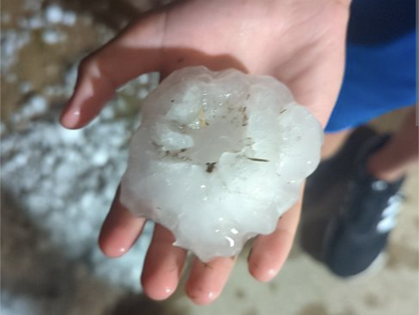 Severe Hailstorm Wreaks Havoc in Cozad